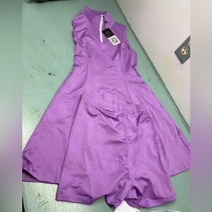 Strapless Purple tennis / athletic Dress ~ Women’s XS ~ With under shorts